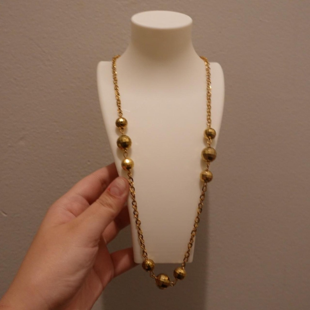 Long Gold Necklace